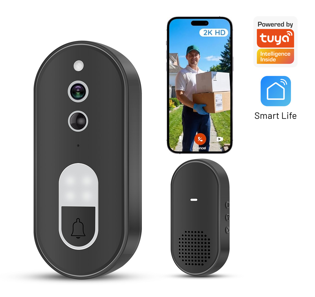 Home Security Doorbell Camera - Tuya 1080P HD Bel Pintu Video