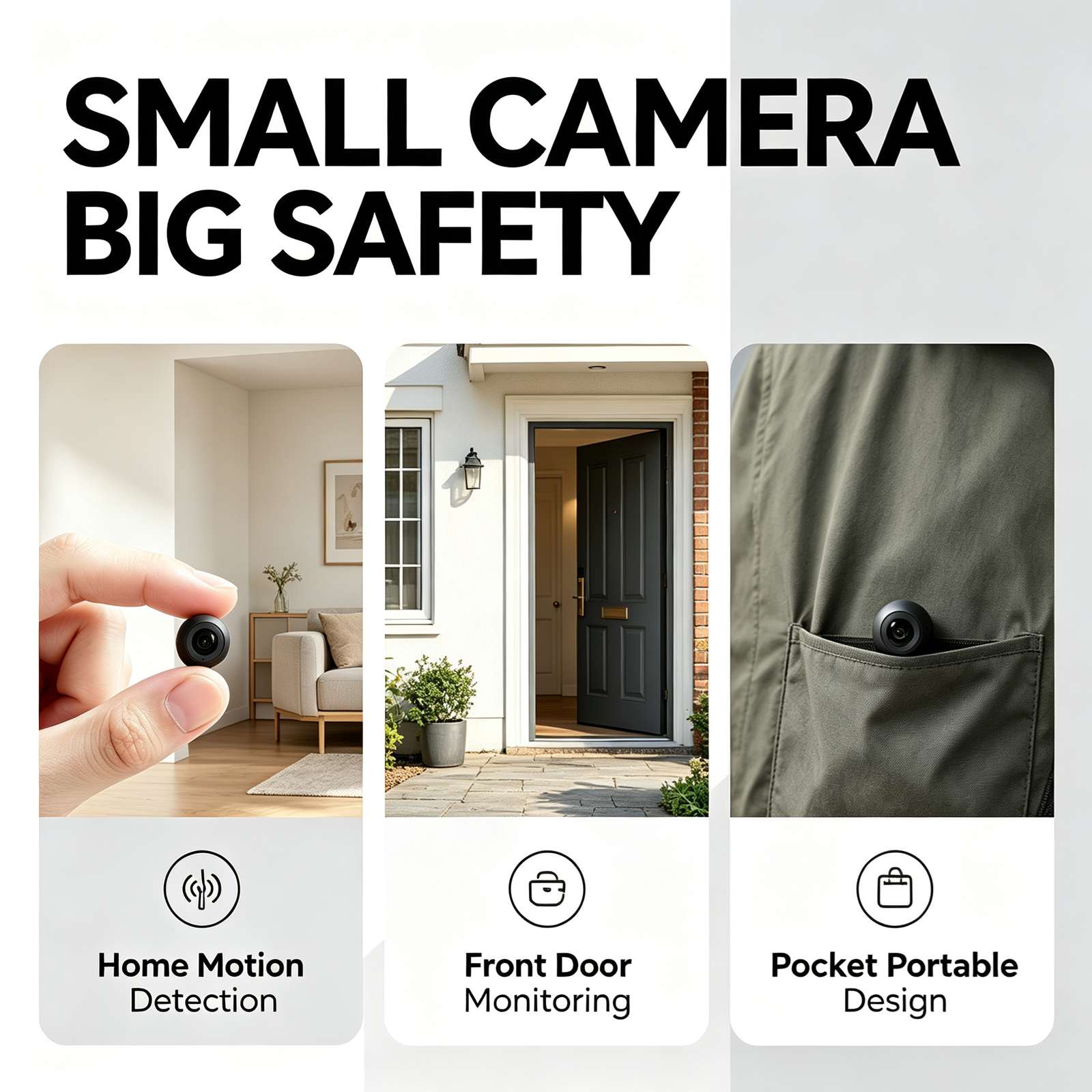 Home Security Wifi Camera - Kamera Keamanan Mini WiFi E17, kamera