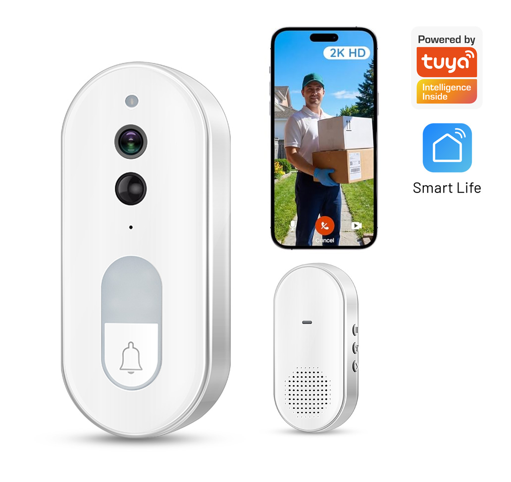 Home Security Doorbell Camera - Tuya Bel Pintu Video Pintar Nirkabel