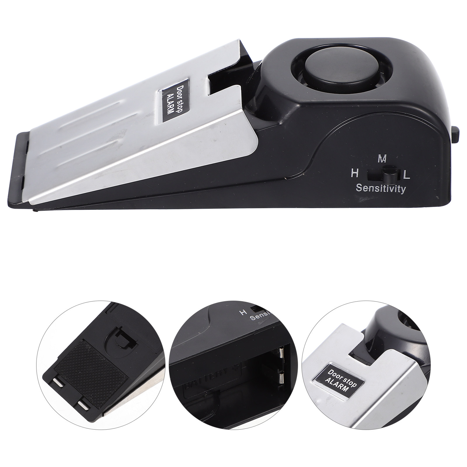 Door Wedge Alarm - Alarm Anti-Pencurian, Penahan Pintu, Pengaman Rumah,