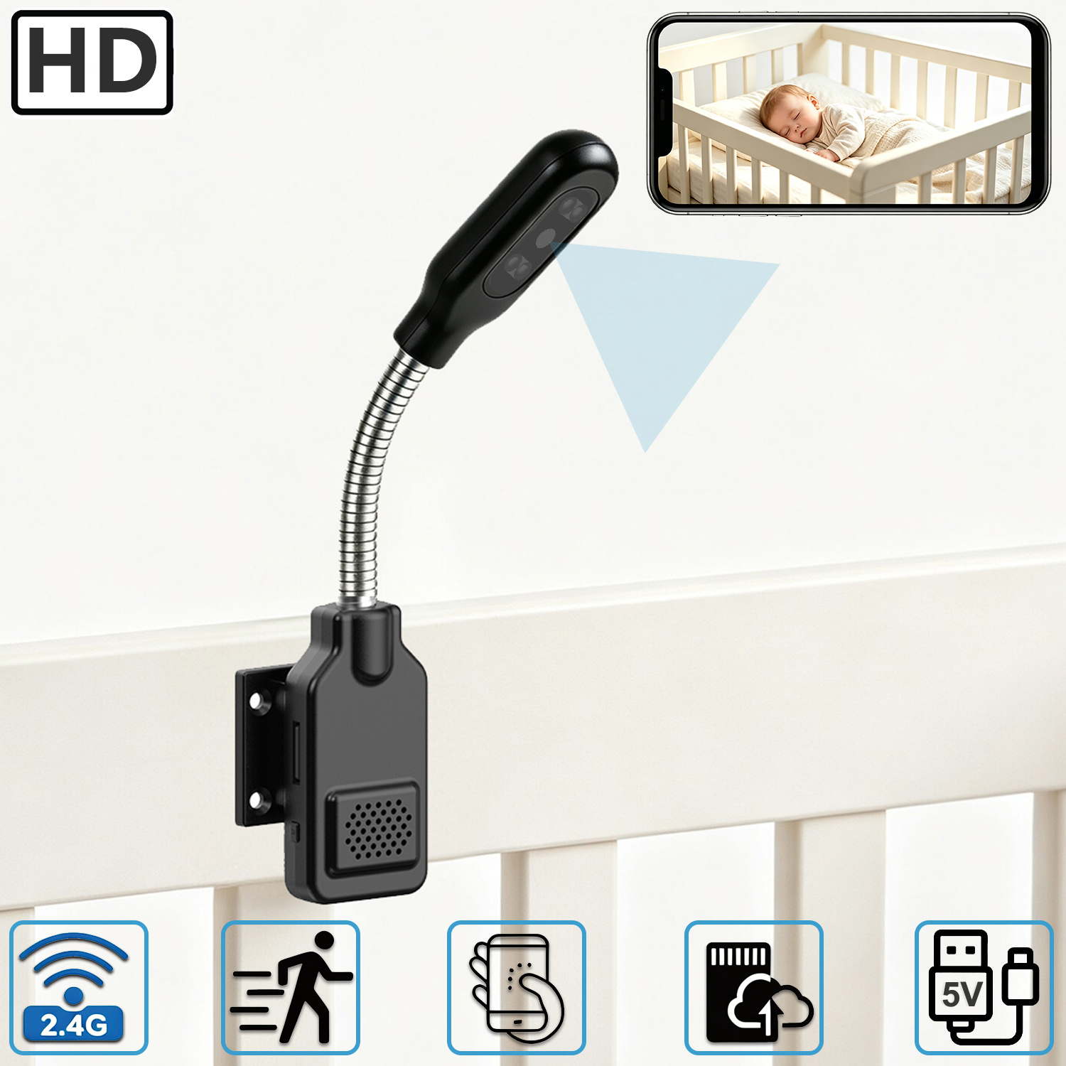 Home Security Hidden Cameras - Kamera Monitor Bayi & Hewan Peliharaan