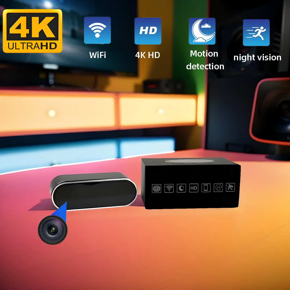 Hidden Camera Clock - Kamera Jam Mini 4KHD Baru yang