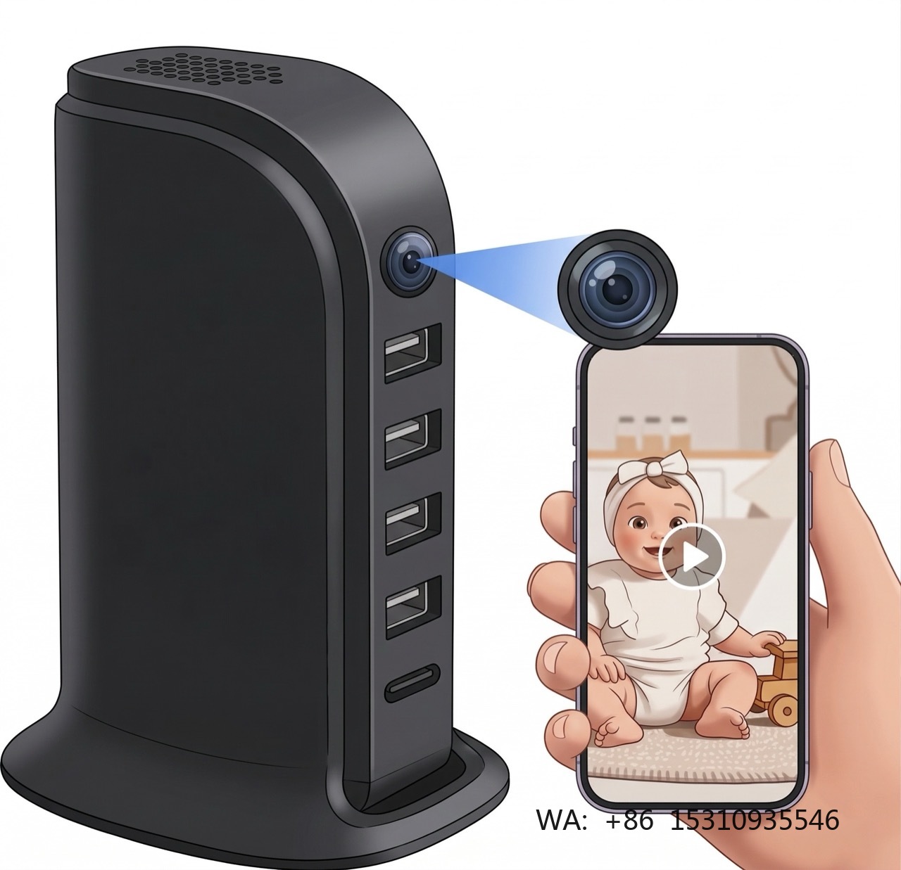Home Security Wifi Camera - Kamera Keamanan Wi-Fi Ringkas untuk Rumah