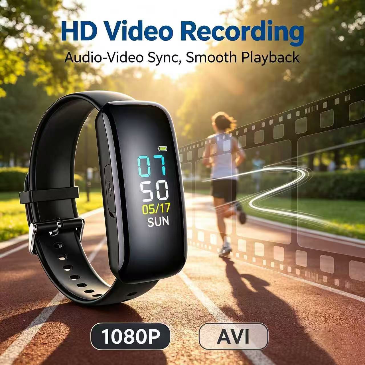 Hidden Camera Clock - Jam Tangan Kamera Mini 1080P HD