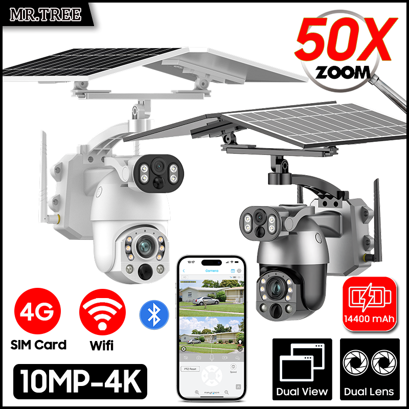 Home Security Wifi Camera - Kamera IP CCTV lensa ganda Zoom
