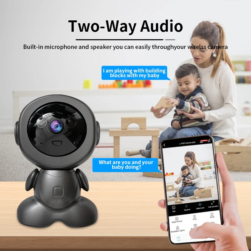 Kamera Robot Pengawas Wifi 8MP - Home Security Images ulasan dan harga