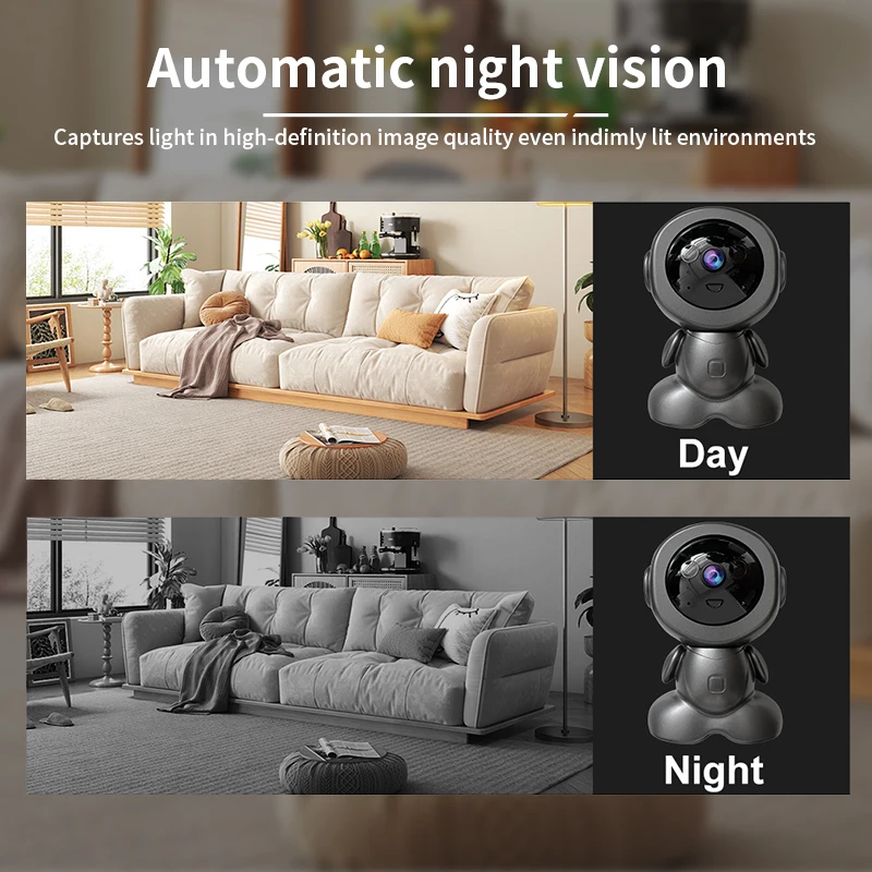 Kamera Robot Pengawas Wifi 8MP - Home Security Images ulasan dan harga