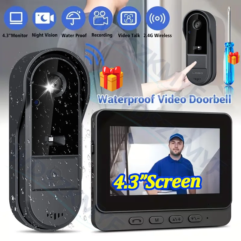 Bel Pintu Nirkabel dengan Laya - Home Security Doorbell Camera ulasan dan harga