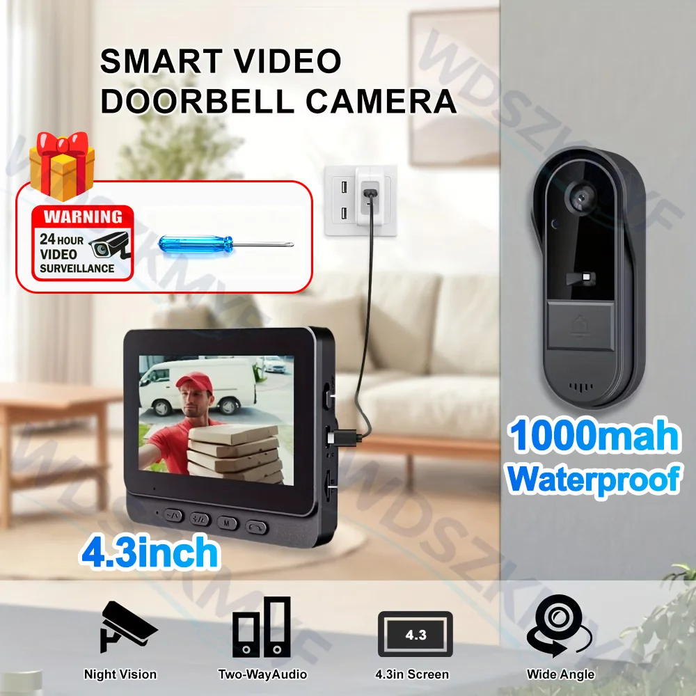 Bel Pintu Nirkabel dengan Laya - Home Security Doorbell Camera ulasan dan harga