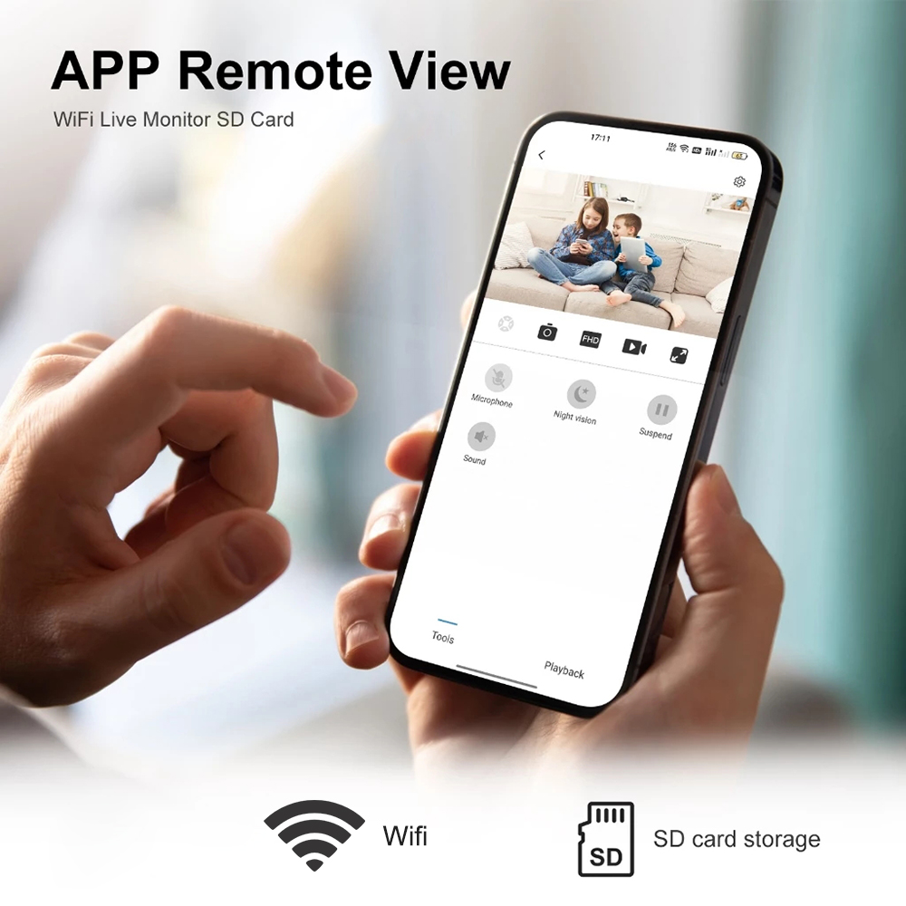 Kamera Mini WiFi HD 1080P DIY, - Home Security Hidden Cameras ulasan dan harga
