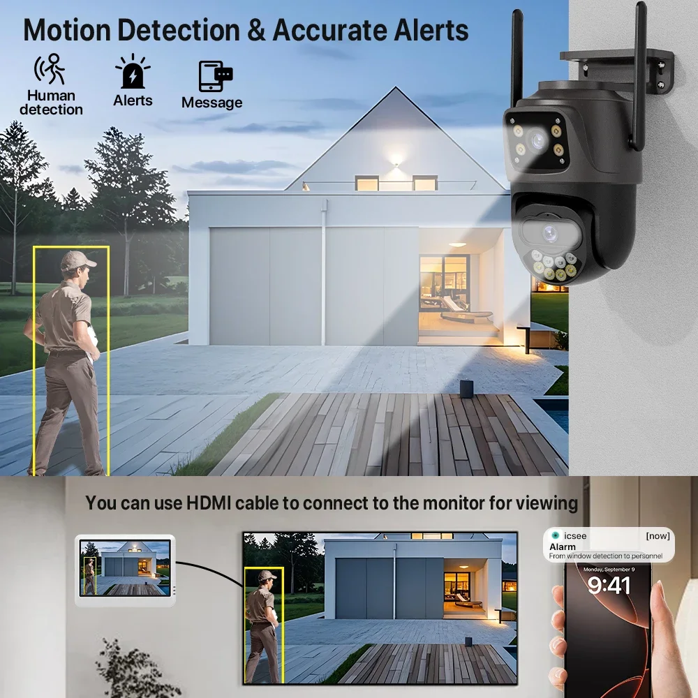 Paket NVR 8 Saluran dengan Kam - Home Security Wifi Camera ulasan dan harga