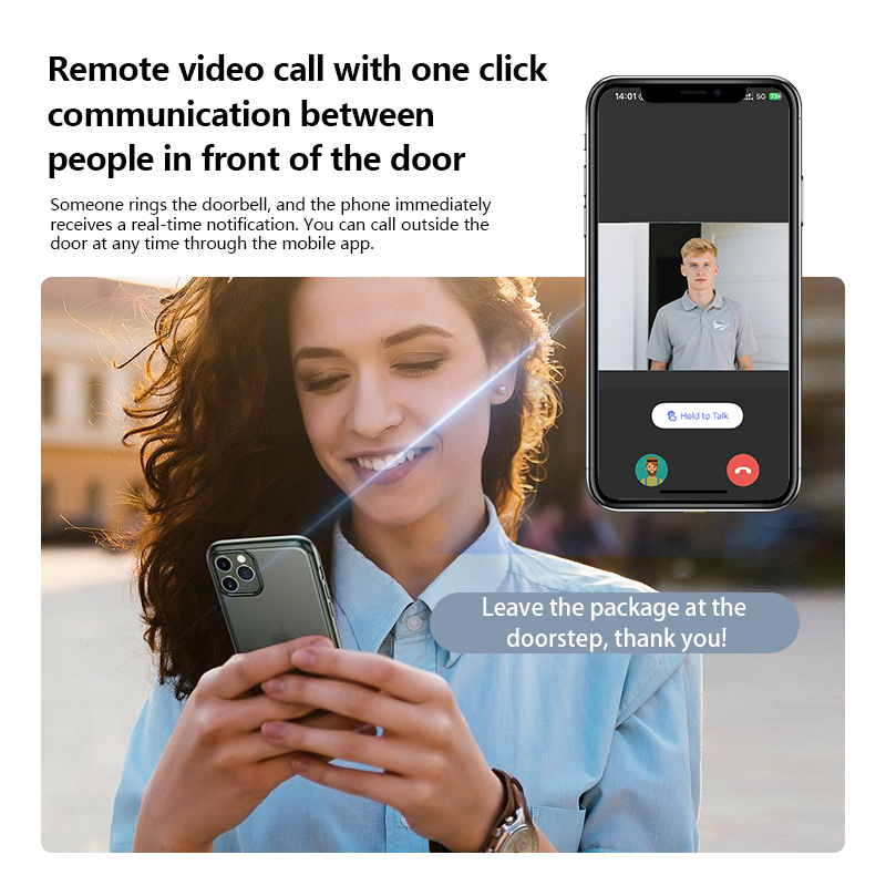 Kamera Bel Pintu Pintar, Bel P - Home Security Doorbell Camera ulasan dan harga