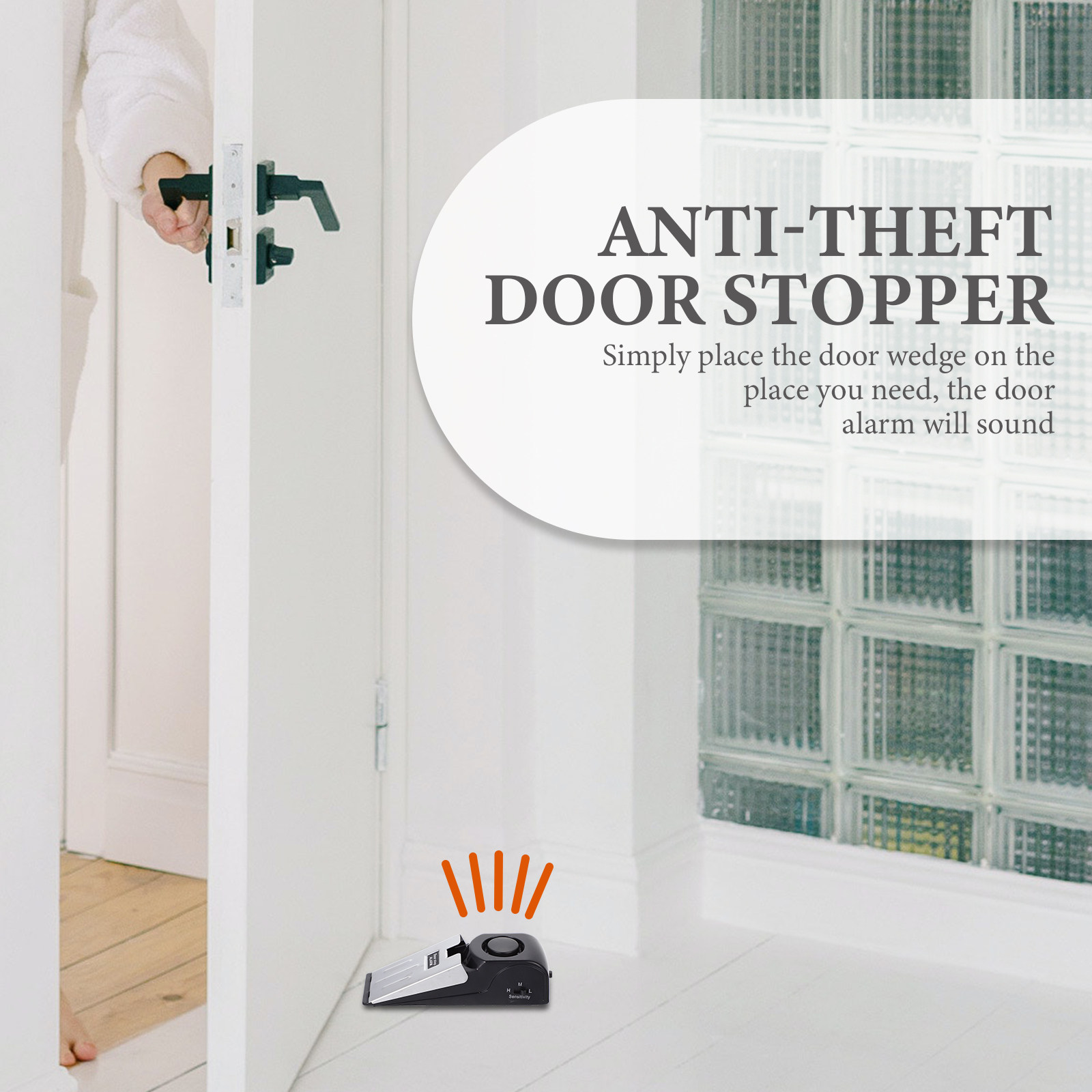 Alarm Anti-Pencurian, Penahan  - Door Wedge Alarm ulasan dan harga