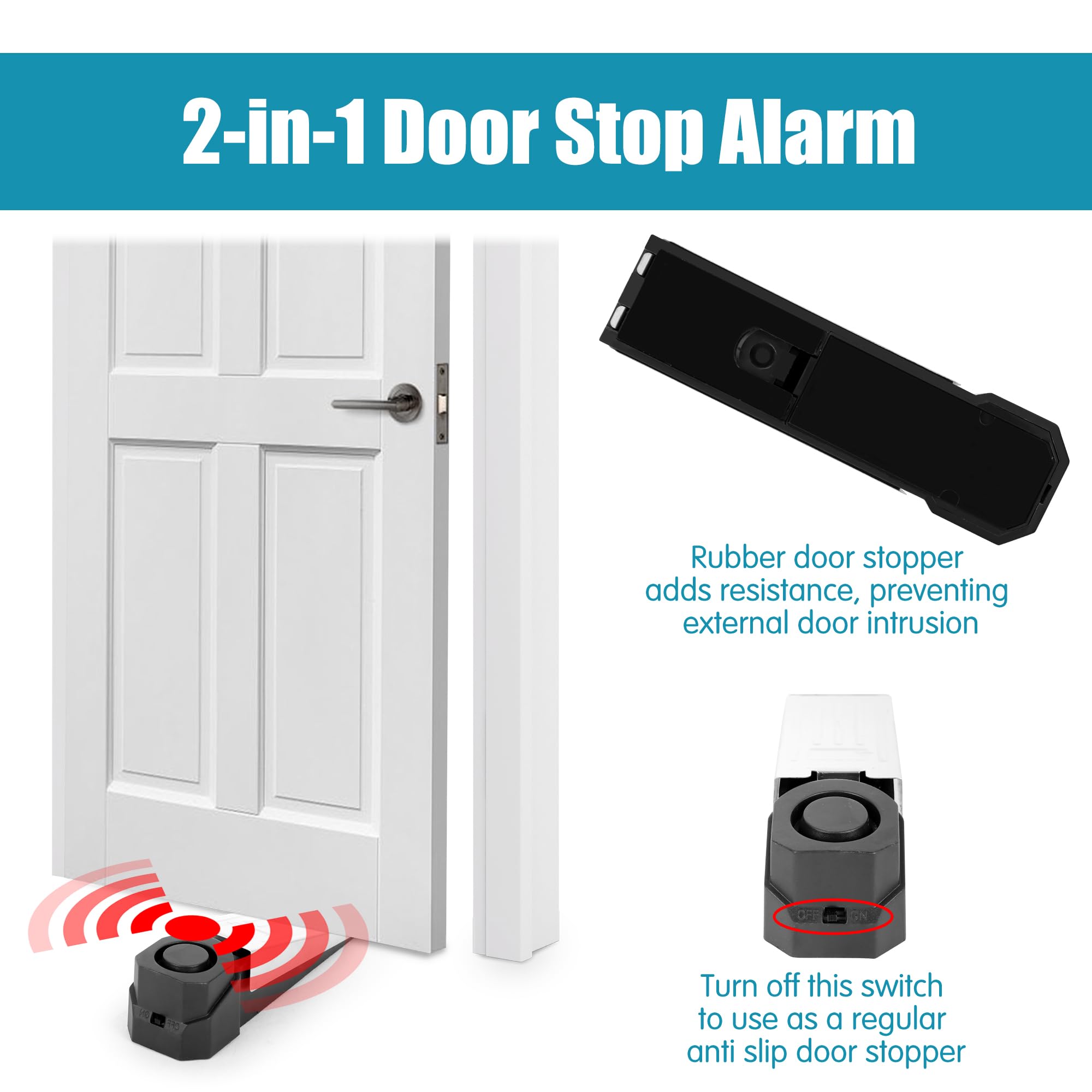 Sistem Alarm Pintu Nirkabel 12 - Door Wedge Alarm ulasan dan harga