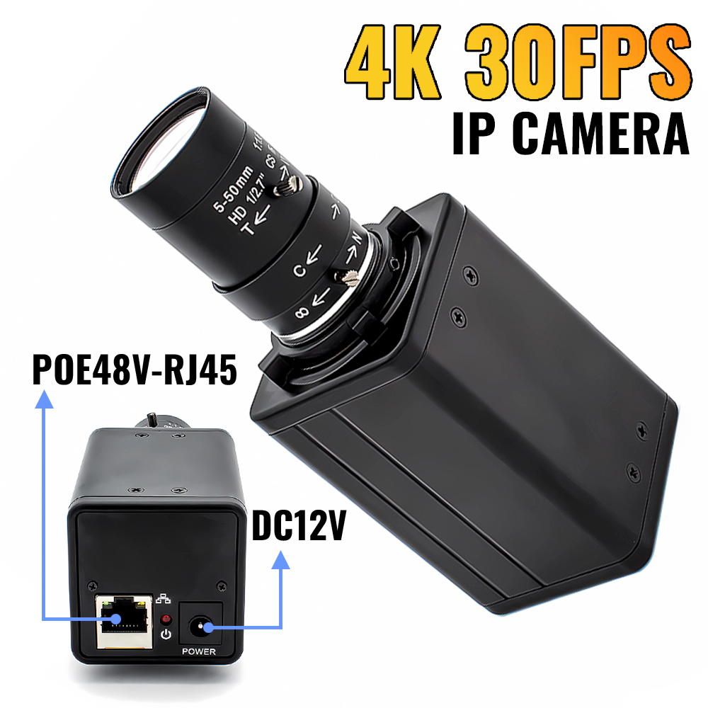 Kamera IP POE 8MP 30FPS Webcam - Home Security Images ulasan dan harga