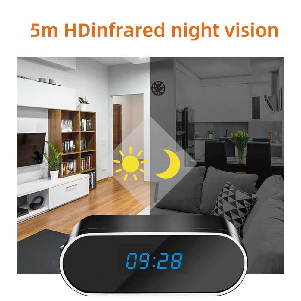 Kamera Jam Mini 4K HD WIFI yan - Hidden Camera Clock ulasan dan harga