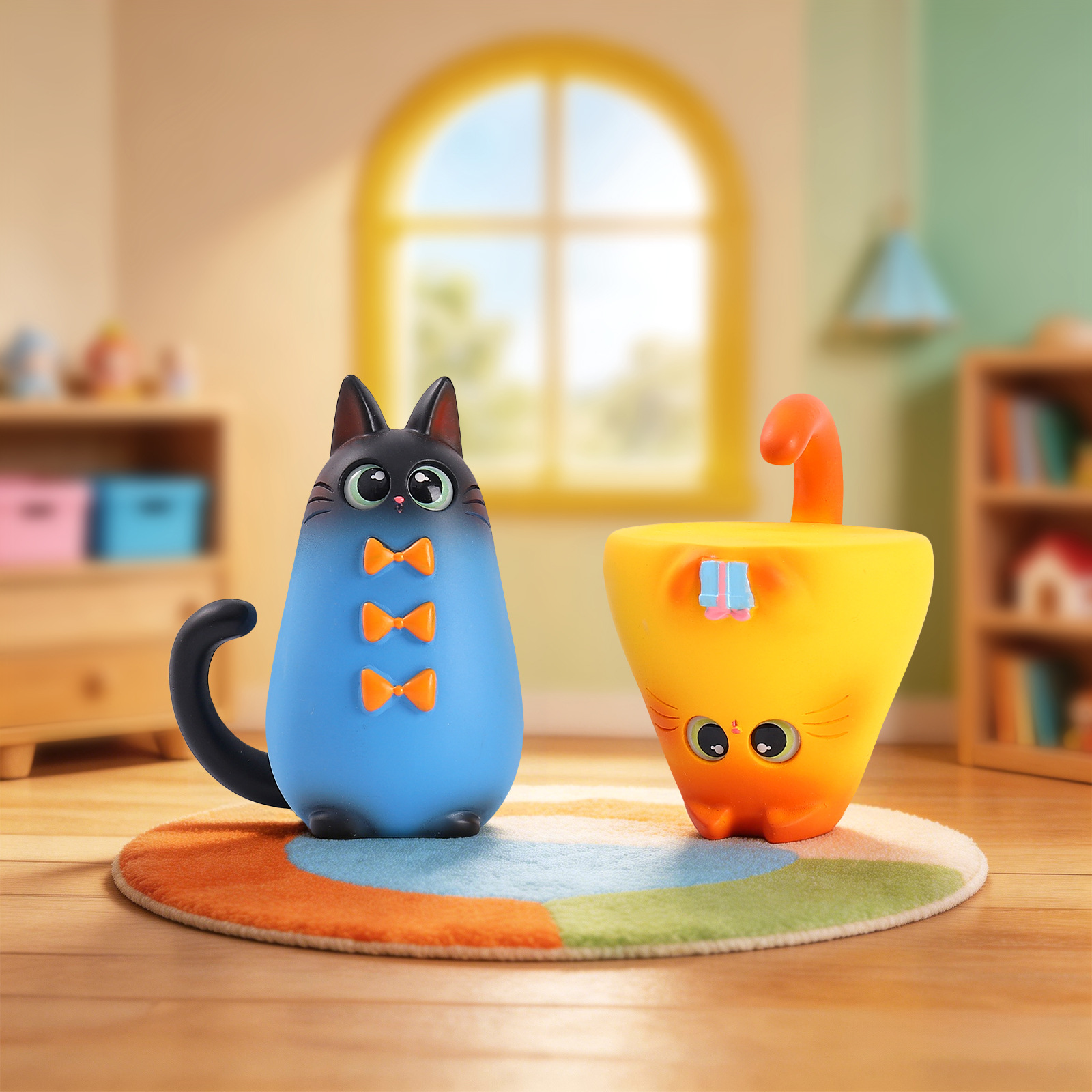 Figur Kucing Blind Box Resin K - Home Security Box ulasan dan harga