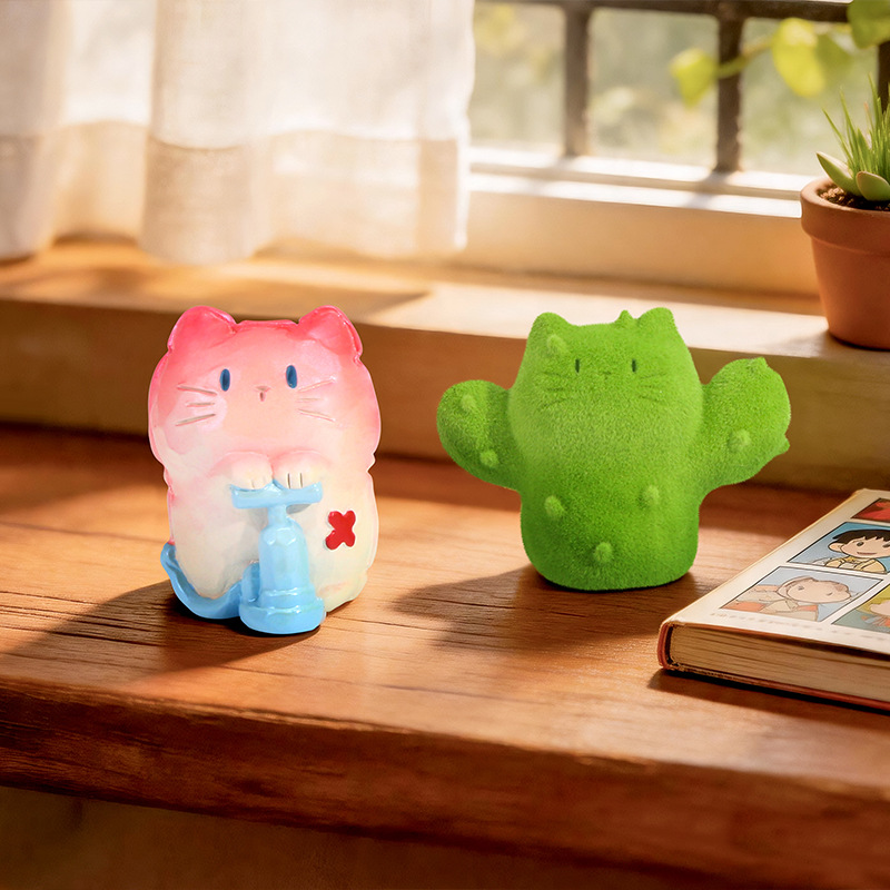 Figur Kucing Lucu dalam Kotak  - Home Security Box ulasan dan harga
