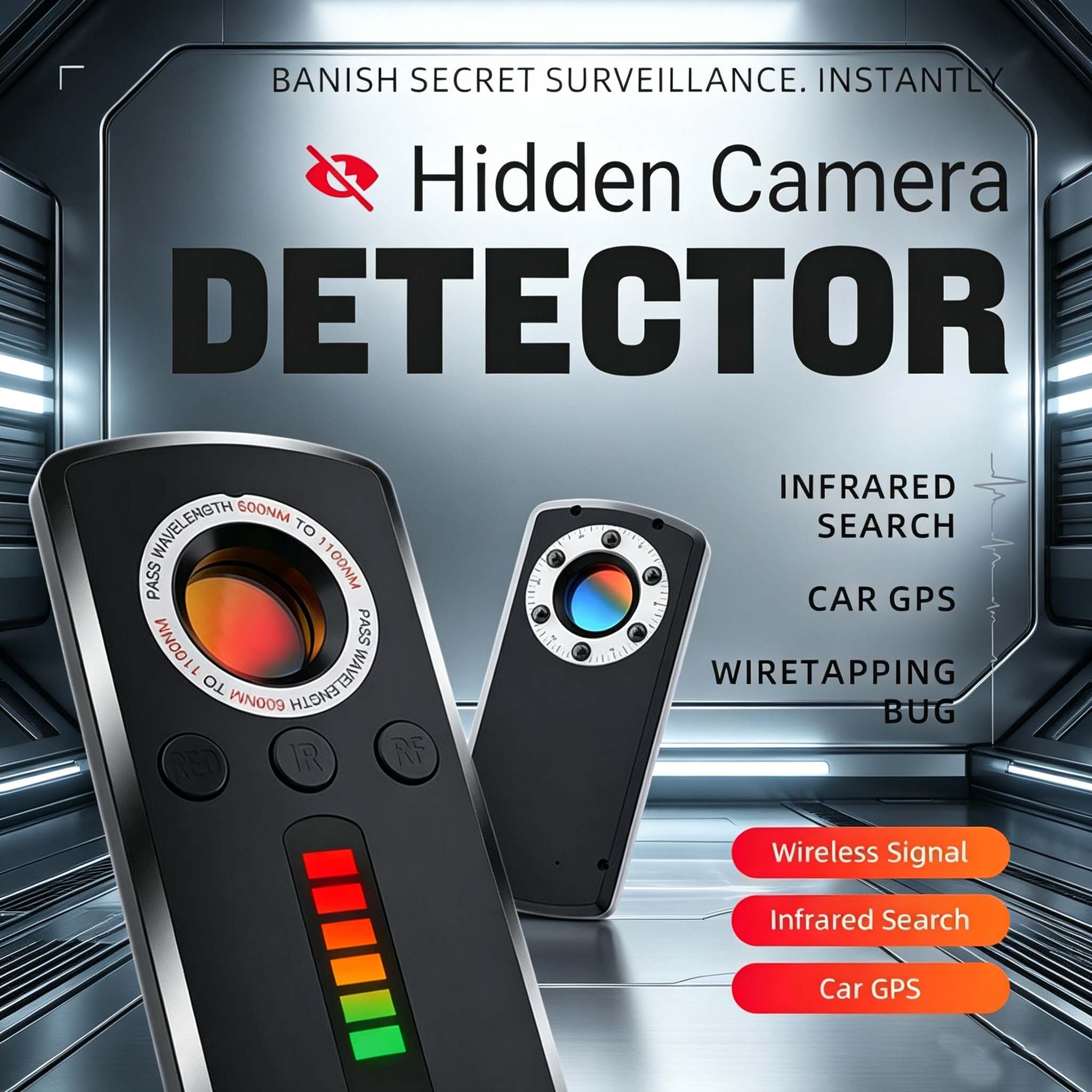 Detektor Kamera Tersembunyi An - Home Security Hidden Cameras ulasan dan harga