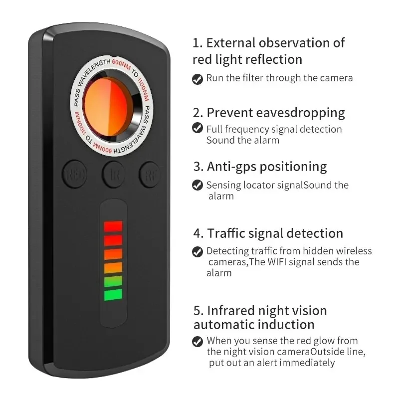 Detektor Kamera Tersembunyi An - Home Security Hidden Cameras ulasan dan harga