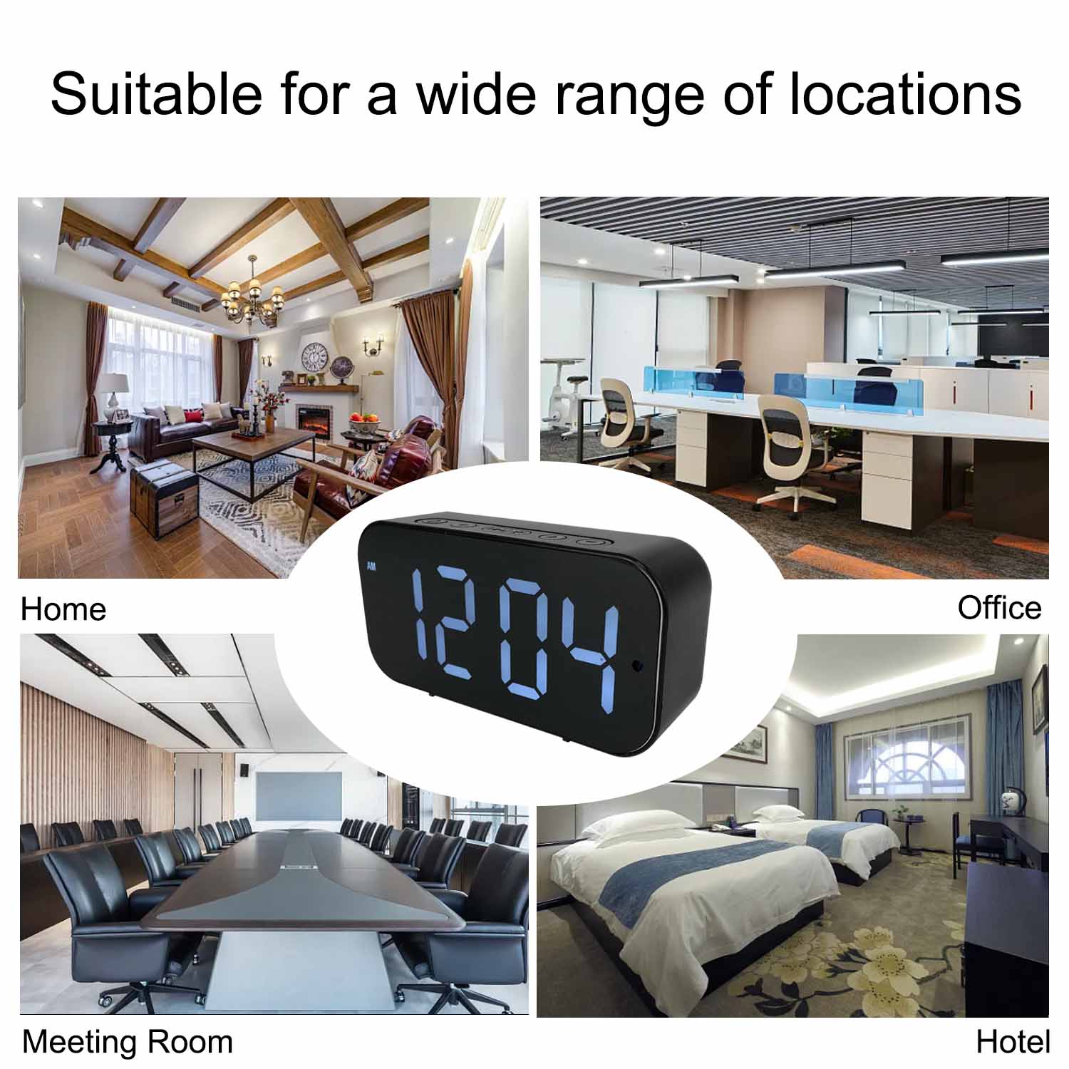 Kamera Jam Wi-Fi dengan HD 108 - Hidden Camera Clock ulasan dan harga