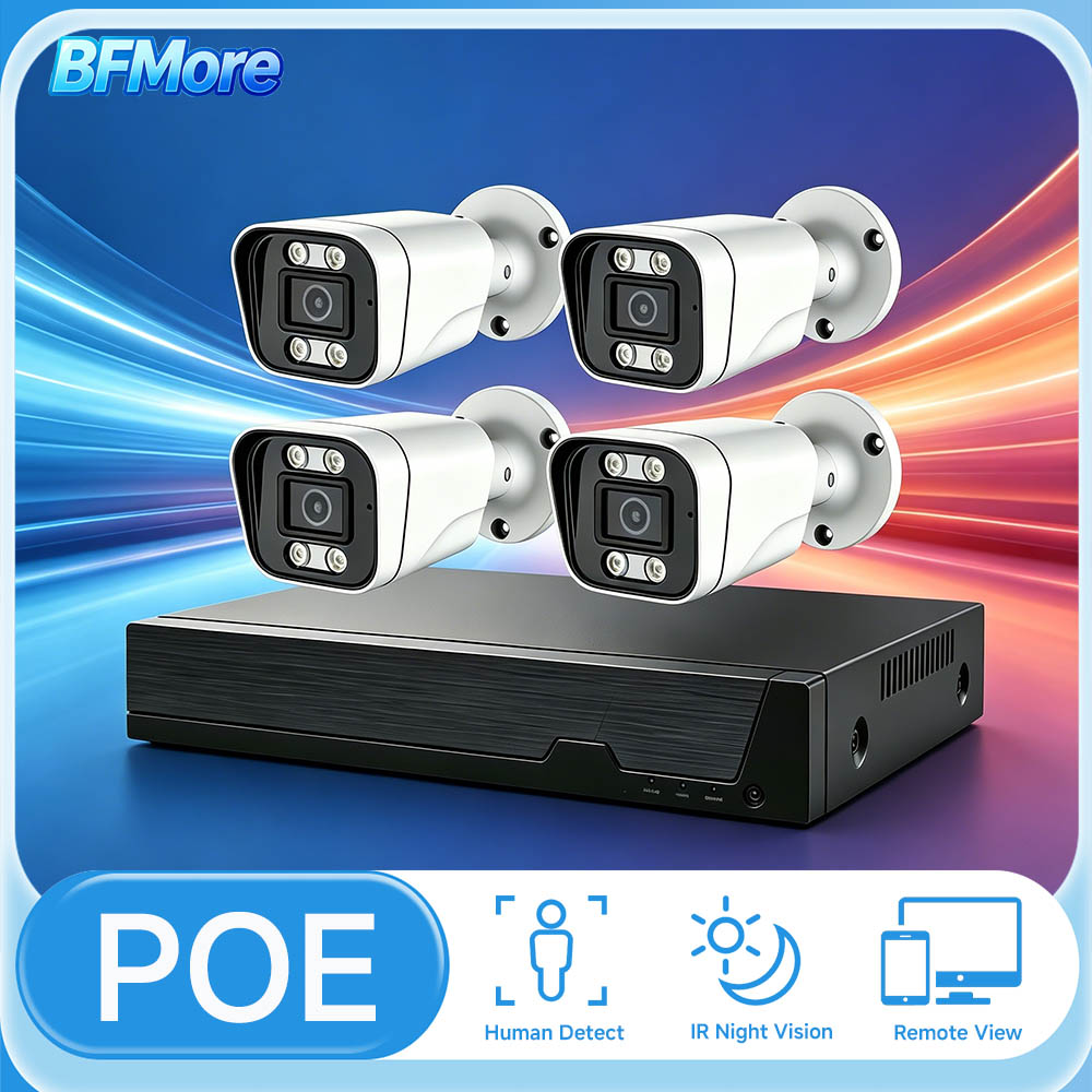 BFMore 8MP 4K Ai Sistem Keaman - Home Security Video Recording Systems ulasan dan harga