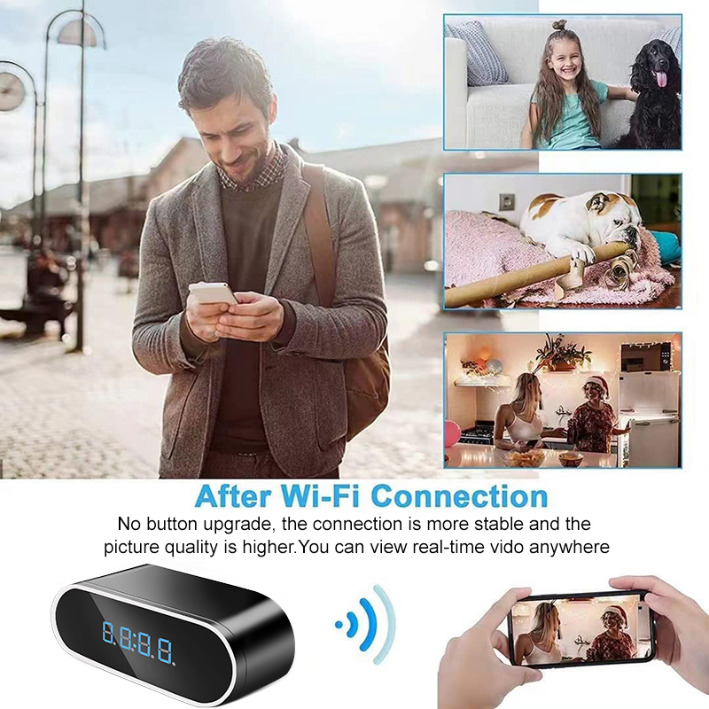 Kamera Mini Alarm, Full HD 108 - Hidden Camera Clock ulasan dan harga