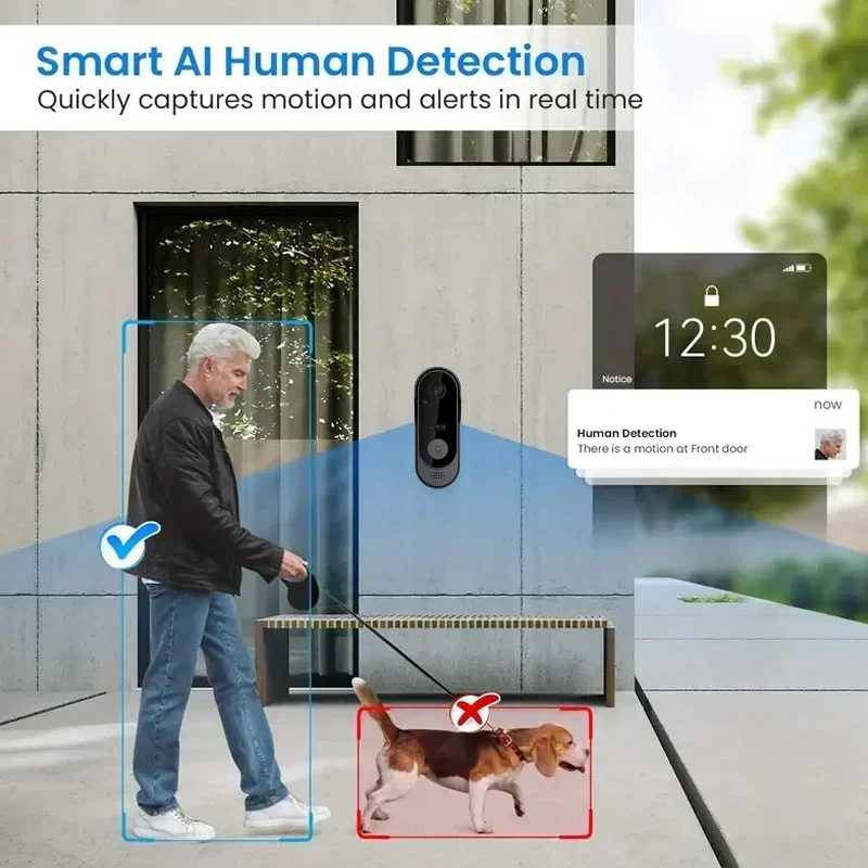 Kamera Bel Pintu Nirkabel HD T - Home Security Doorbell Camera ulasan dan harga
