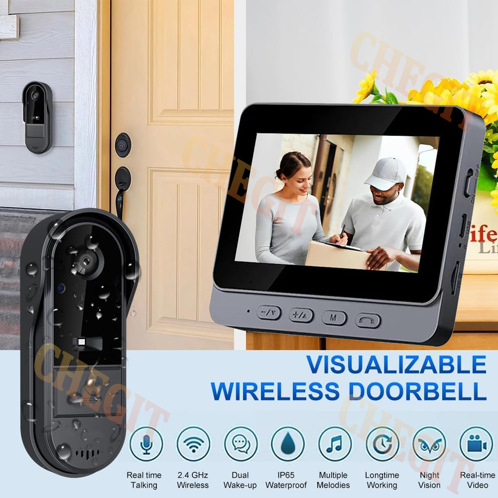 Bel Pintu Wifi Nirkabel Kamera - Home Security Doorbell Camera ulasan dan harga