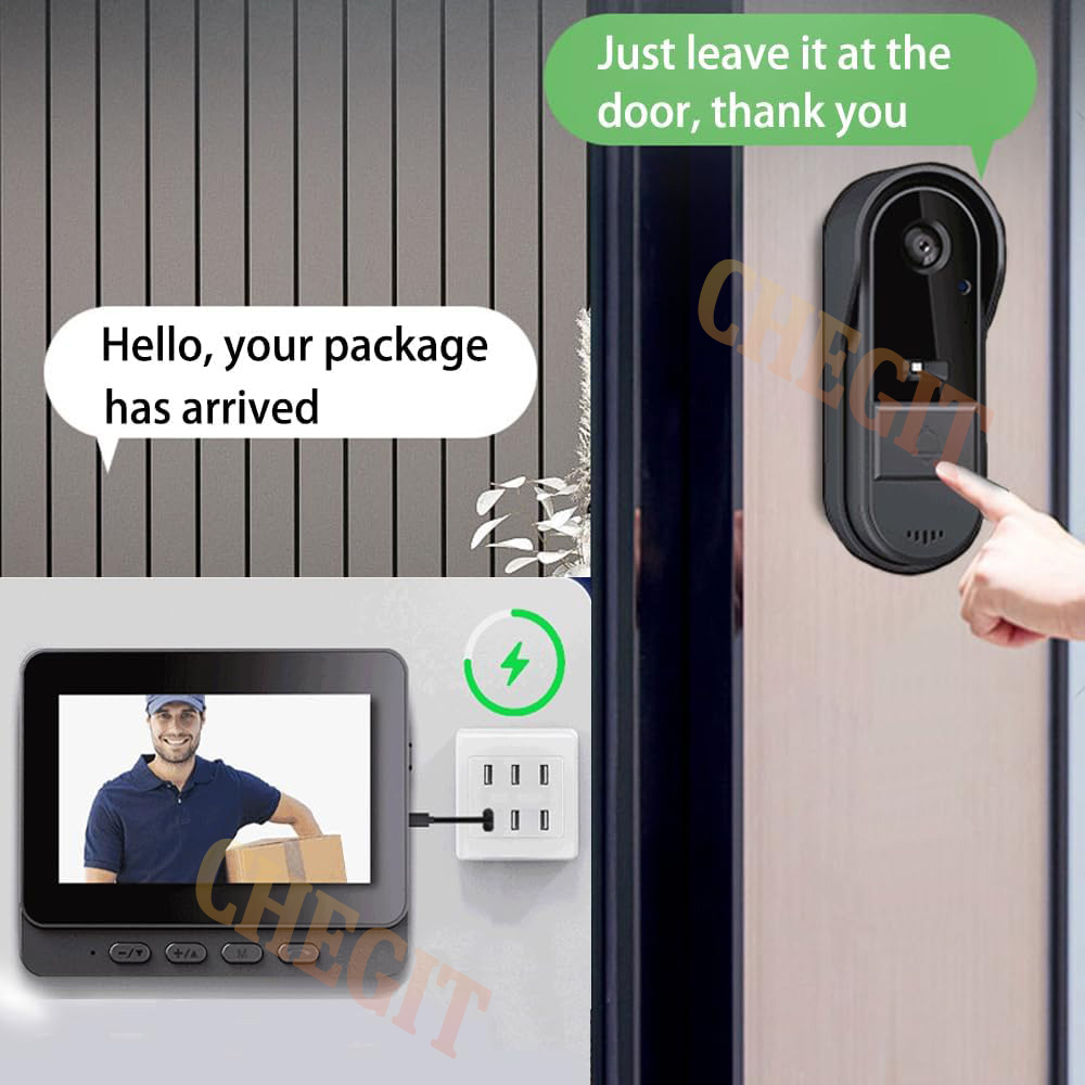 Bel Pintu Wifi Nirkabel Kamera - Home Security Doorbell Camera ulasan dan harga