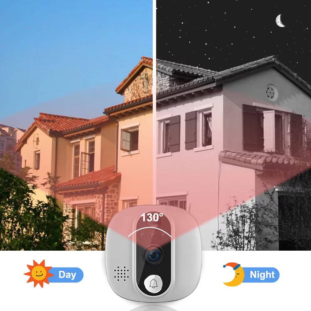 Tuya kamera bel pintu WiFi 108 - Home Security Doorbell Camera ulasan dan harga