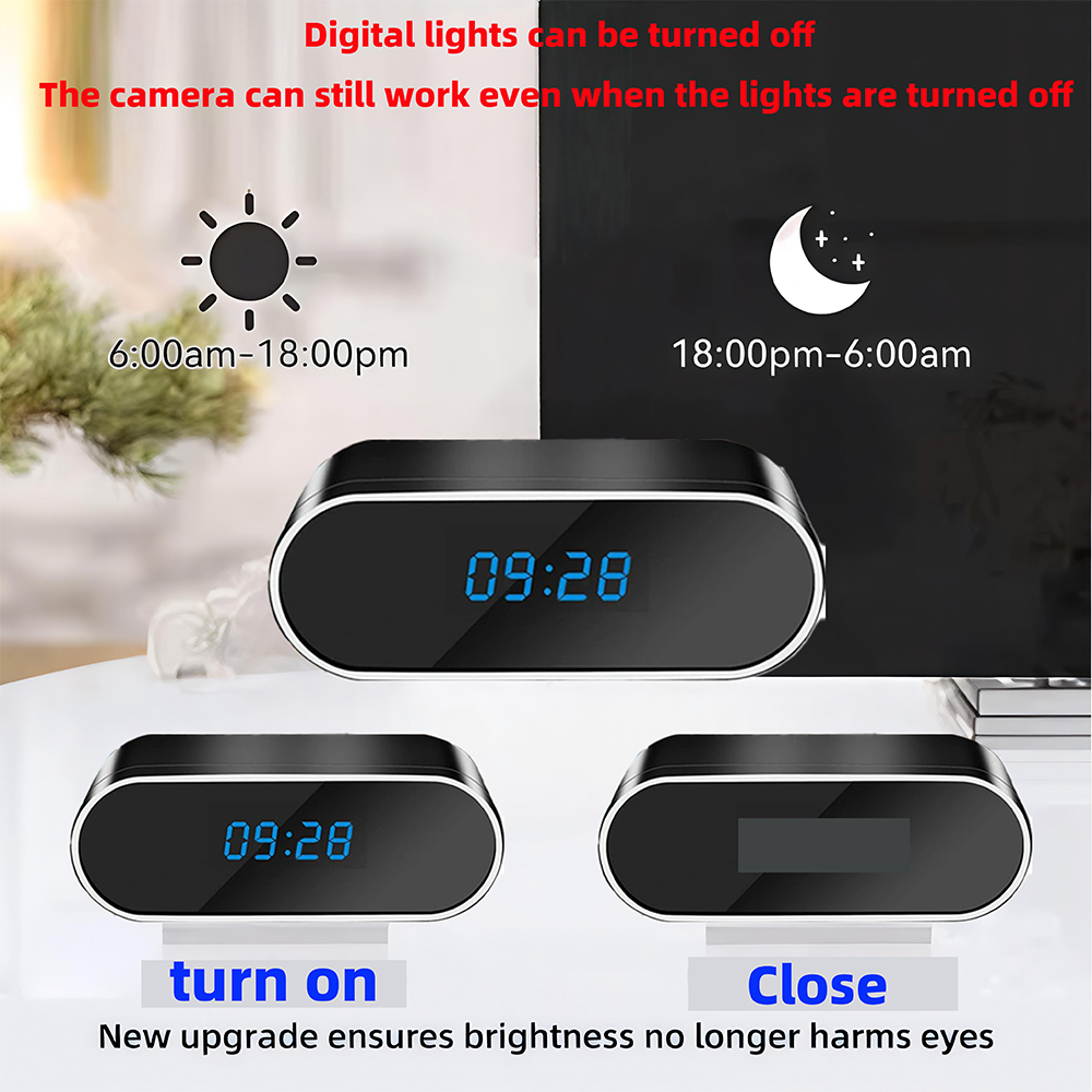 Kamera Jam Mini 4KHD Baru yang - Hidden Camera Clock ulasan dan harga