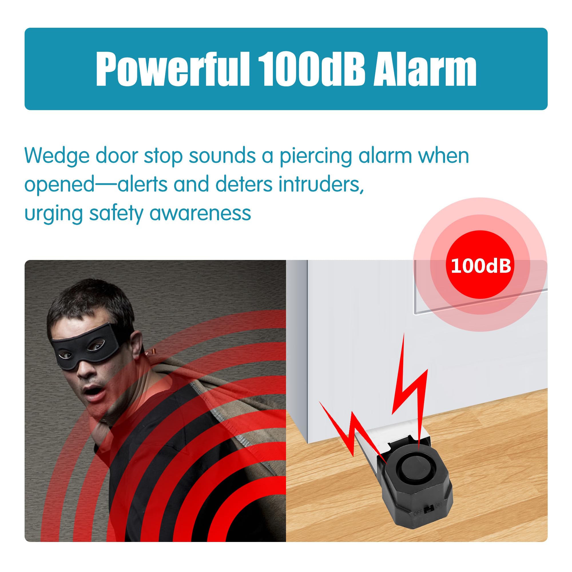 Sistem Alarm Pintu Nirkabel 12 - Door Wedge Alarm ulasan dan harga