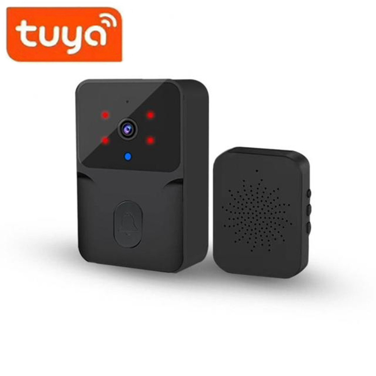 Bel Pintu Nirkabel WiFi Tuya K - Home Security Doorbell Camera ulasan dan harga