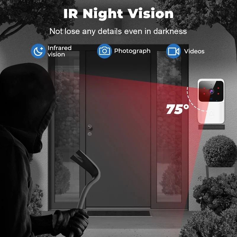 Bel Pintu Video WiFi Rumah Pin - Home Security Doorbell Camera ulasan dan harga