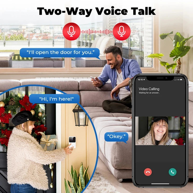 Bel Pintu Video WiFi Rumah Pin - Home Security Doorbell Camera ulasan dan harga