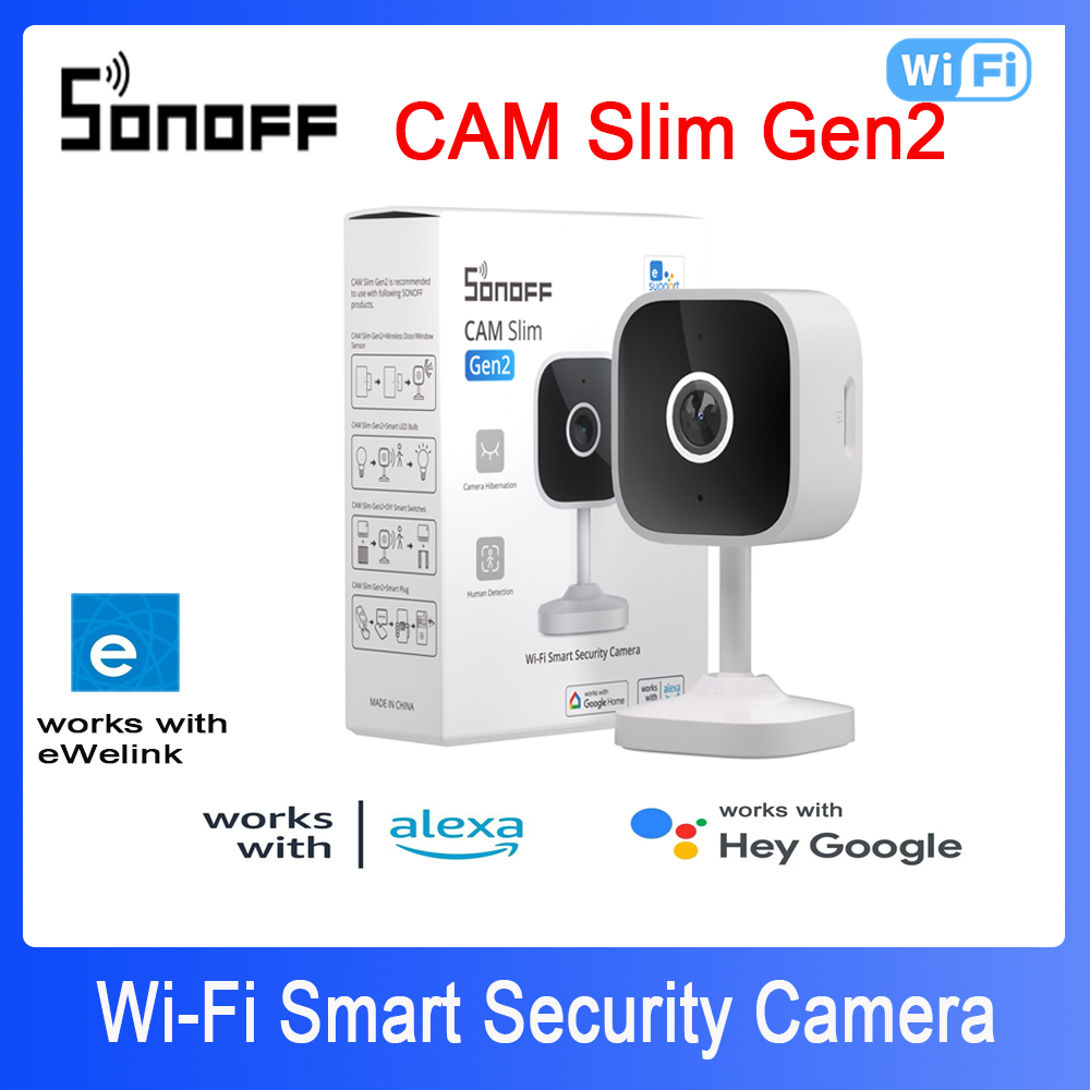SONOFF CAM Slim Gen2, kamera k - Home Security Indoor Cameras ulasan dan harga