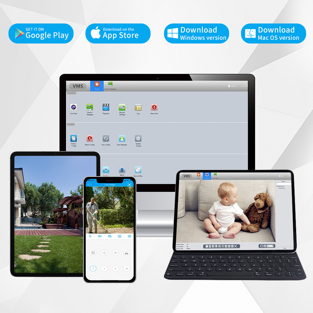 Kamera keamanan deteksi wajah  - Home Security Video Recording Systems ulasan dan harga