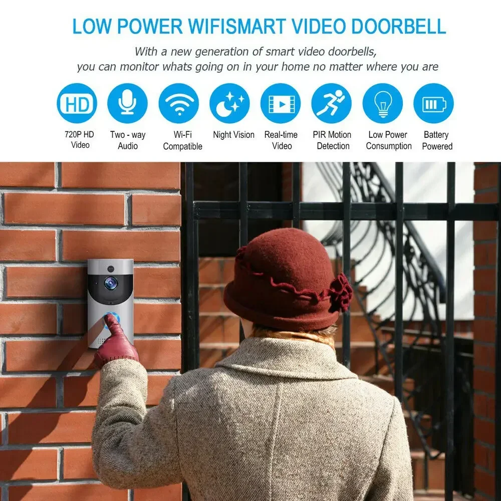Kamera Bel Pintu Nirkabel WIFI - Home Security Doorbell Camera ulasan dan harga