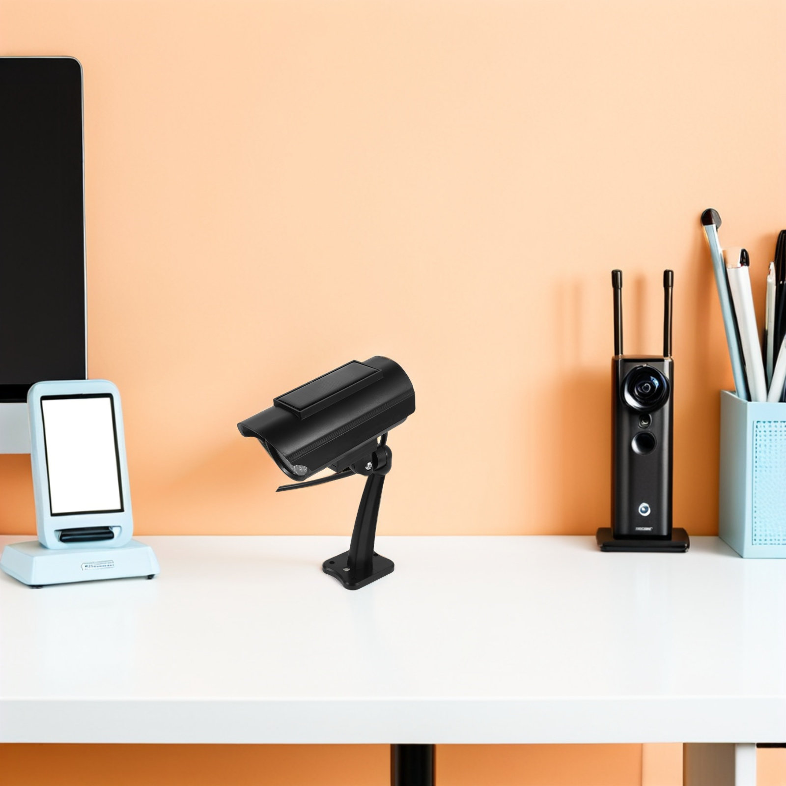 2 Buah Kamera Keamanan Tiruan, - Home Security Indoor Cameras ulasan dan harga