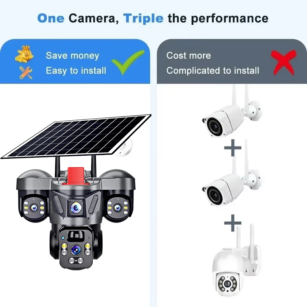 KERUI V380 Pro Luar Ruangan PT - Home Security Wifi Camera ulasan dan harga