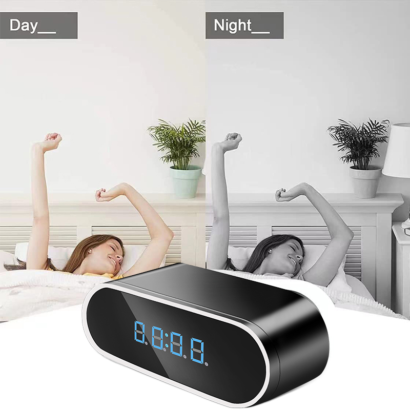 Kamera pengawas Mini dengan pe - Hidden Camera Clock ulasan dan harga