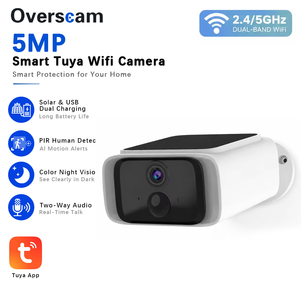 Kamera Keamanan Tenaga Surya T - Home Security Wifi Camera ulasan dan harga