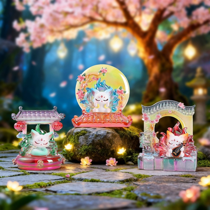 Seri Blind Box Rubah Sembilan  - Home Security Box ulasan dan harga