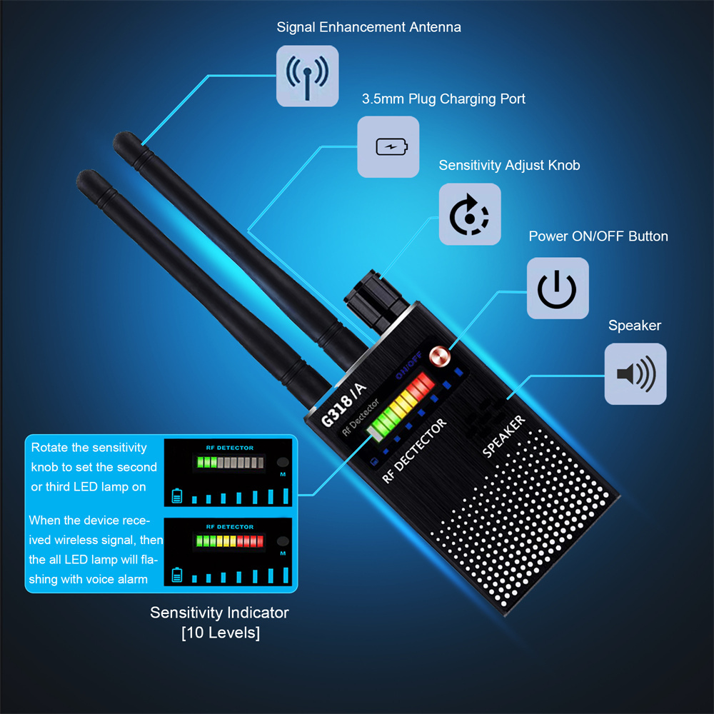 G318A Detektor Kamera Tersembu - Home Security Hidden Cameras ulasan dan harga