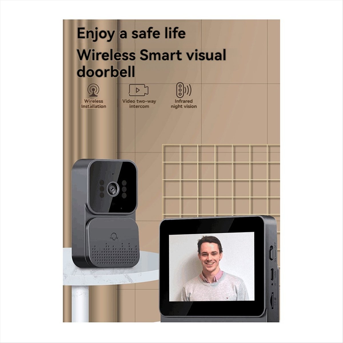 AU47 – Kamera Interkom Video B - Home Security Wifi Camera ulasan dan harga