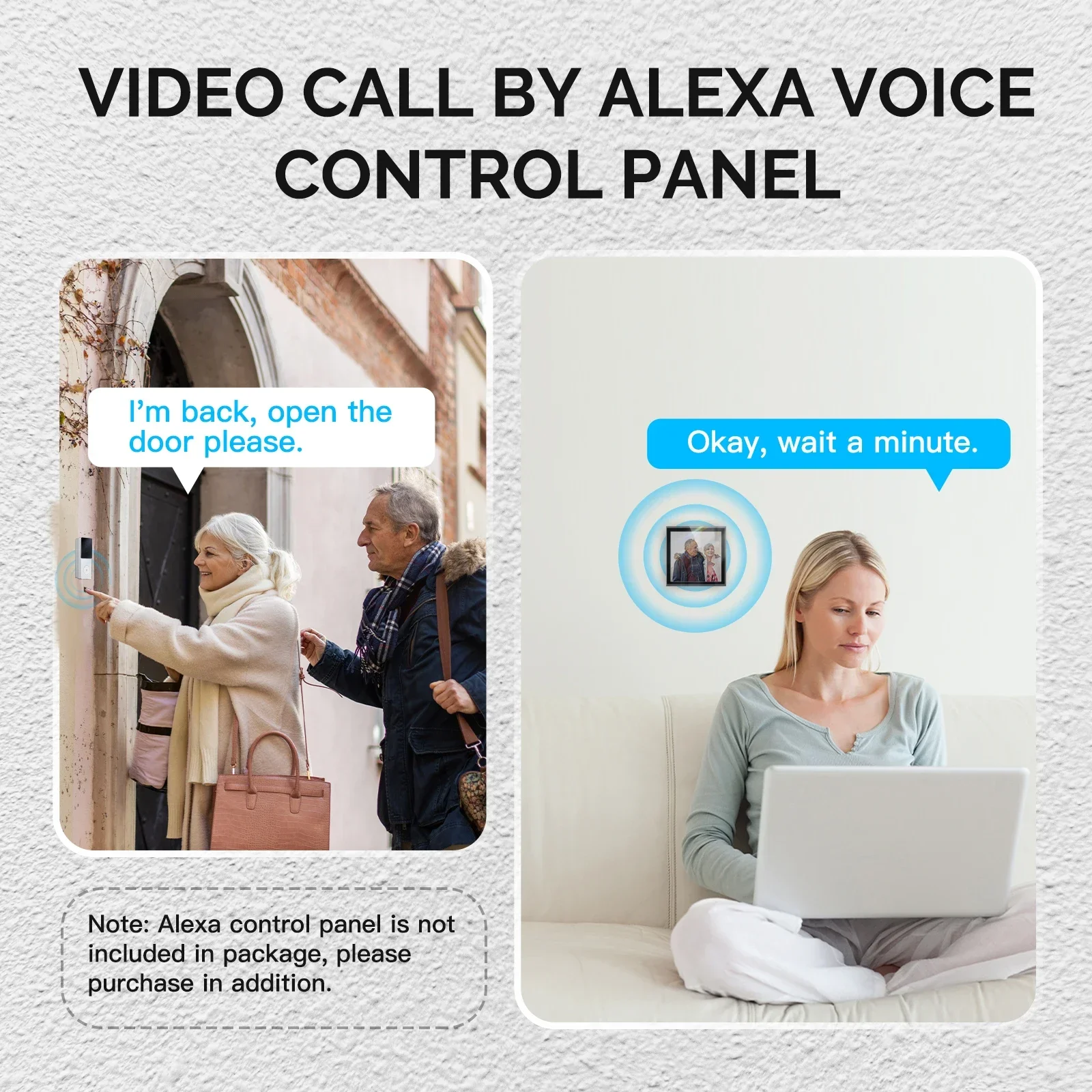 MOES Tuya kamera bel pintu Vid - Home Security Doorbell Camera ulasan dan harga